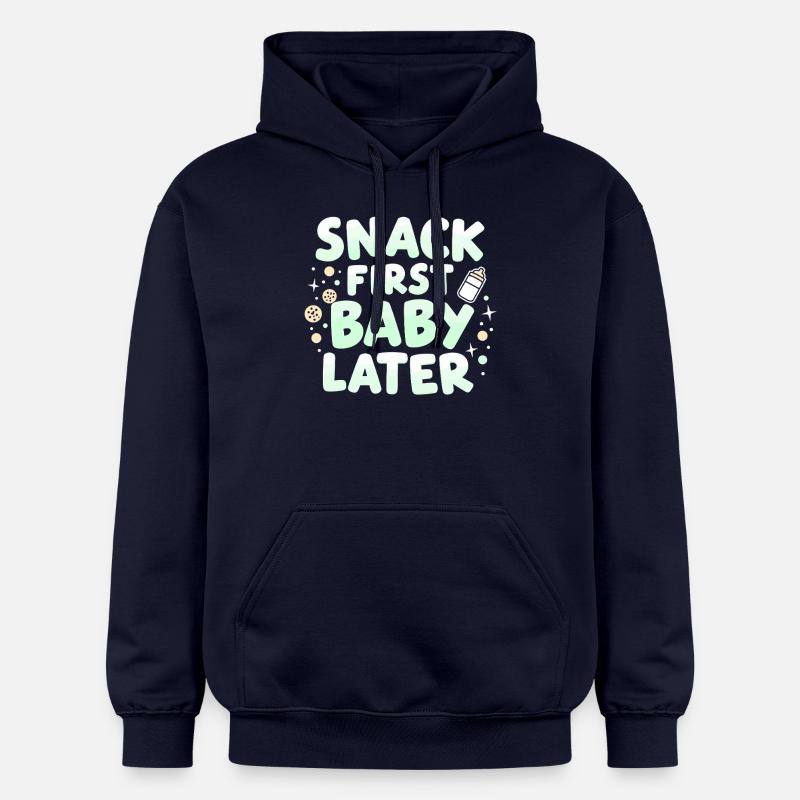Envie de grossesse drôle - Sweat à capuche Softstyle® Gildan Unisexe - bleu marine