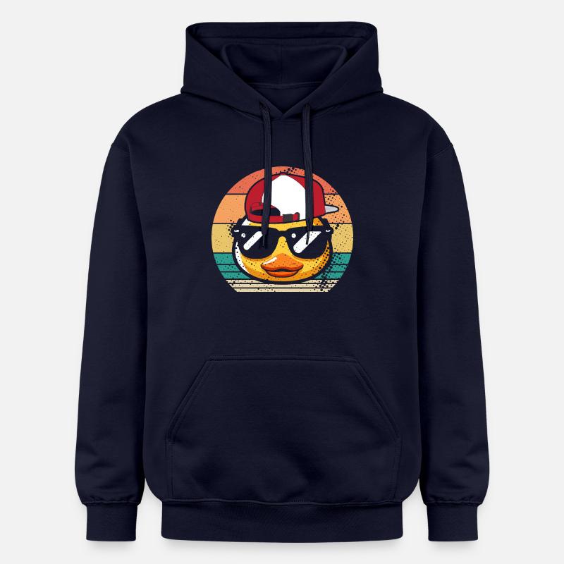 Canards - Sweat à capuche Softstyle® Gildan Unisexe - bleu marine