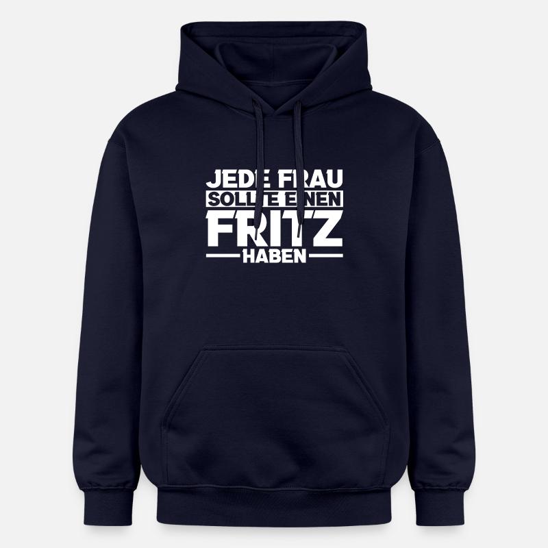 Fritz - Sweat à capuche Softstyle® Gildan Unisexe - bleu marine