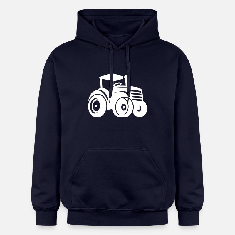 Tracteur agricole - Sweat à capuche Softstyle® Gildan Unisexe - bleu marine