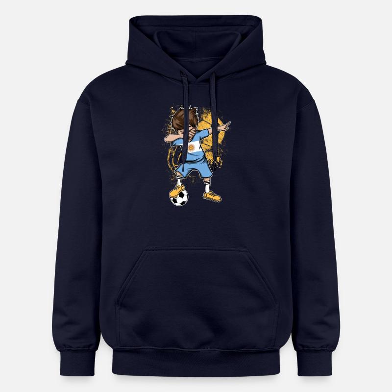 de l'Argentine Coupe du monde - Sweat à capuche Softstyle® Gildan Unisexe - bleu marine