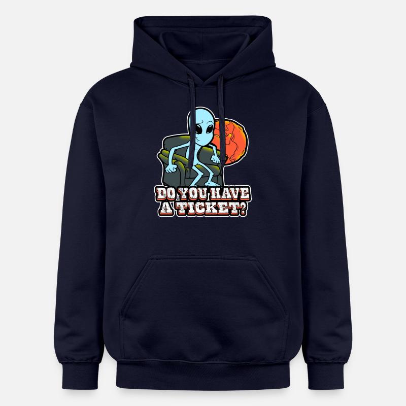 Avez-vous un billet étranger - Sweat à capuche Softstyle® Gildan Unisexe - bleu marine