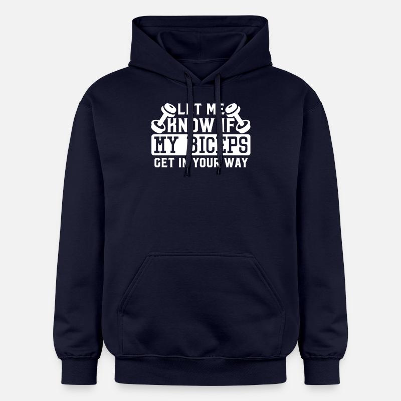 Fitness Gym - Sweat à capuche Softstyle® Gildan Unisexe - bleu marine