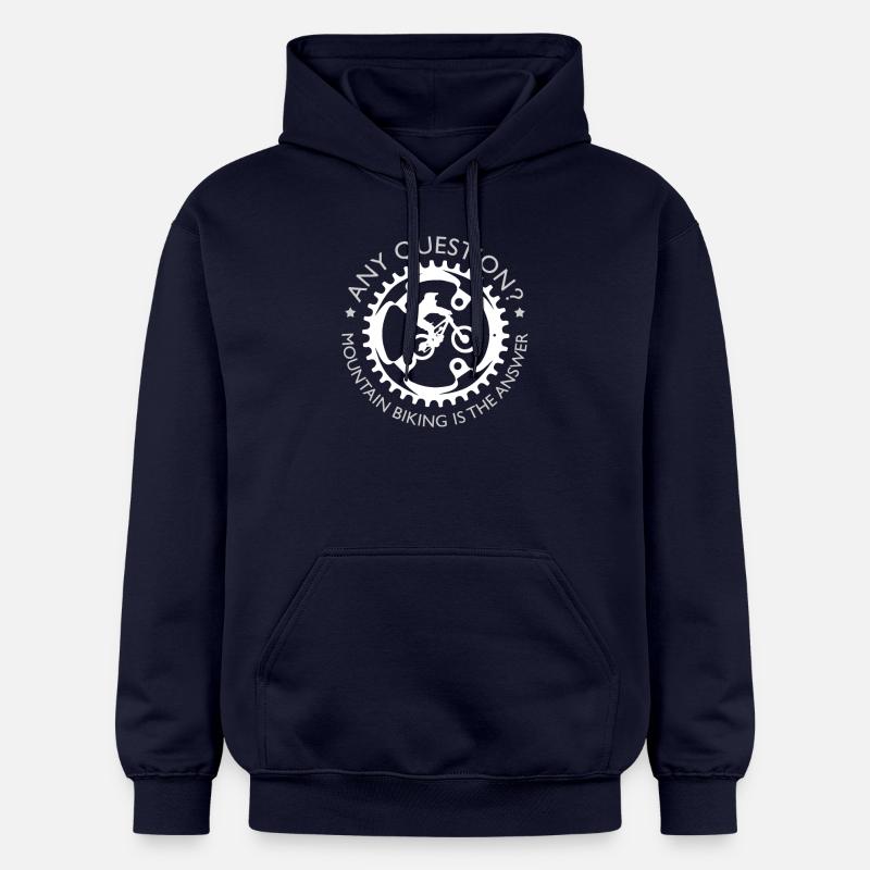 vtt - Sweat à capuche Softstyle® Gildan Unisexe - bleu marine