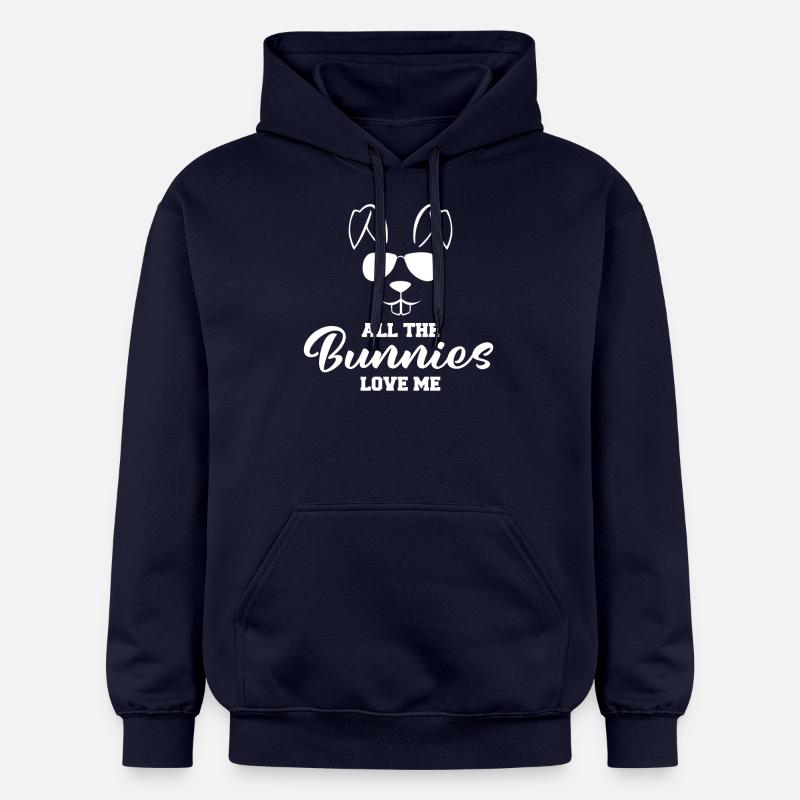 Lapin - Lapin - Lapin propriétaire - Lapin - Sweat à capuche Softstyle® Gildan Unisexe - bleu marine