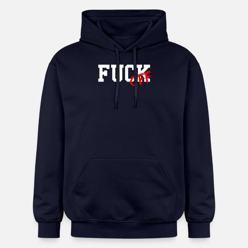 Va chier, cadeau - Sweat à capuche Softstyle® Gildan Unisexe - bleu marine