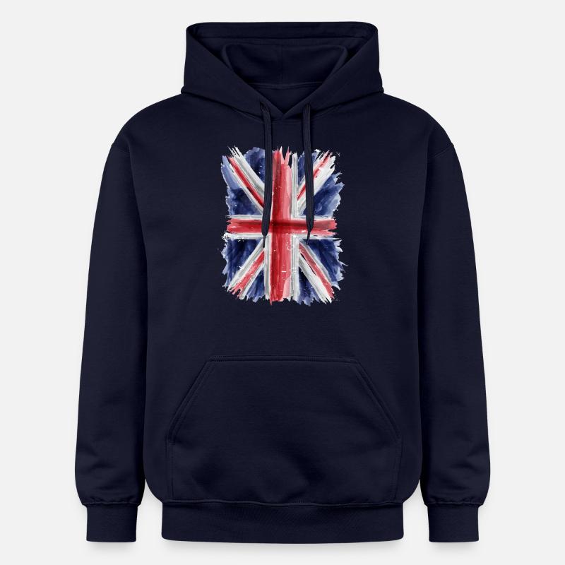 Drapeau britannique - Sweat à capuche Softstyle® Gildan Unisexe - bleu marine