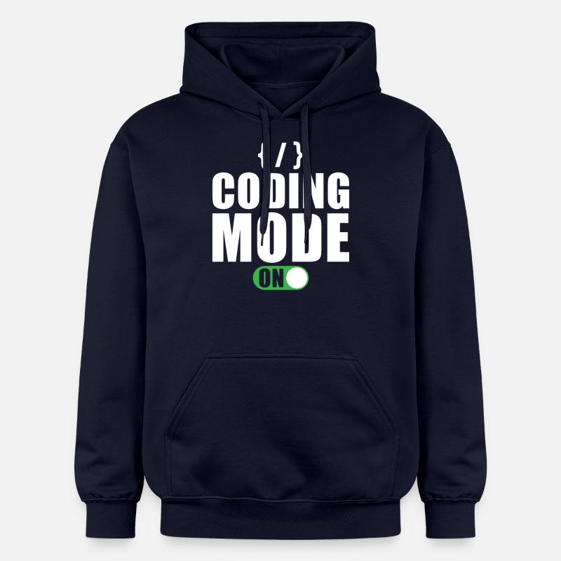 Coder Entwickler Programmierer Geschenk - Gildan Unisex Softstyle® Midweight Hoodie - Navy