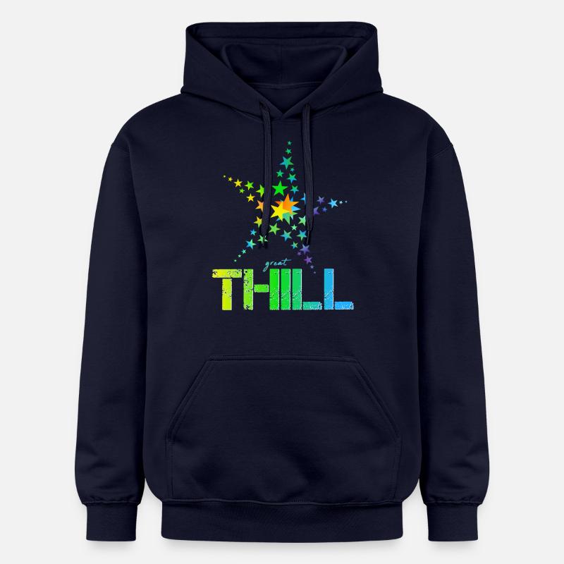 Thill Anniversaire Thill - Sweat à capuche Softstyle® Gildan Unisexe - bleu marine