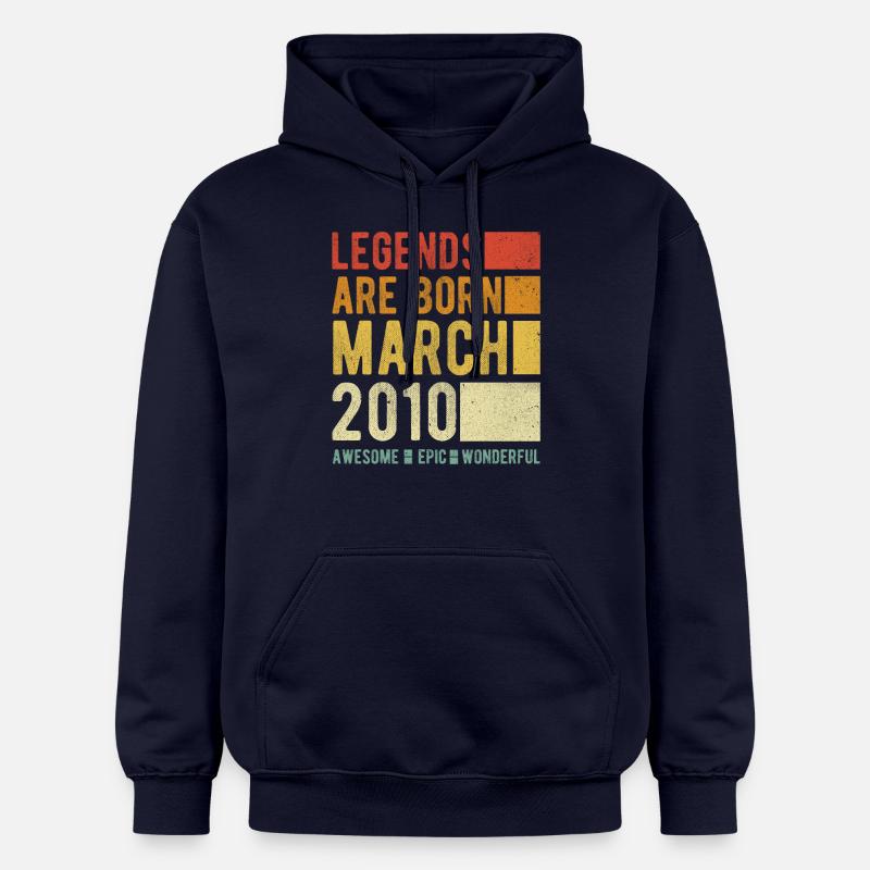 Anniversaire Mars 2010 - Sweat à capuche Softstyle® Gildan Unisexe - bleu marine
