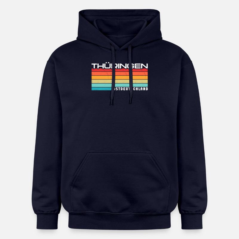 Thuringe Thuringe Thuringe Thuringe - Sweat à capuche Softstyle® Gildan Unisexe - bleu marine