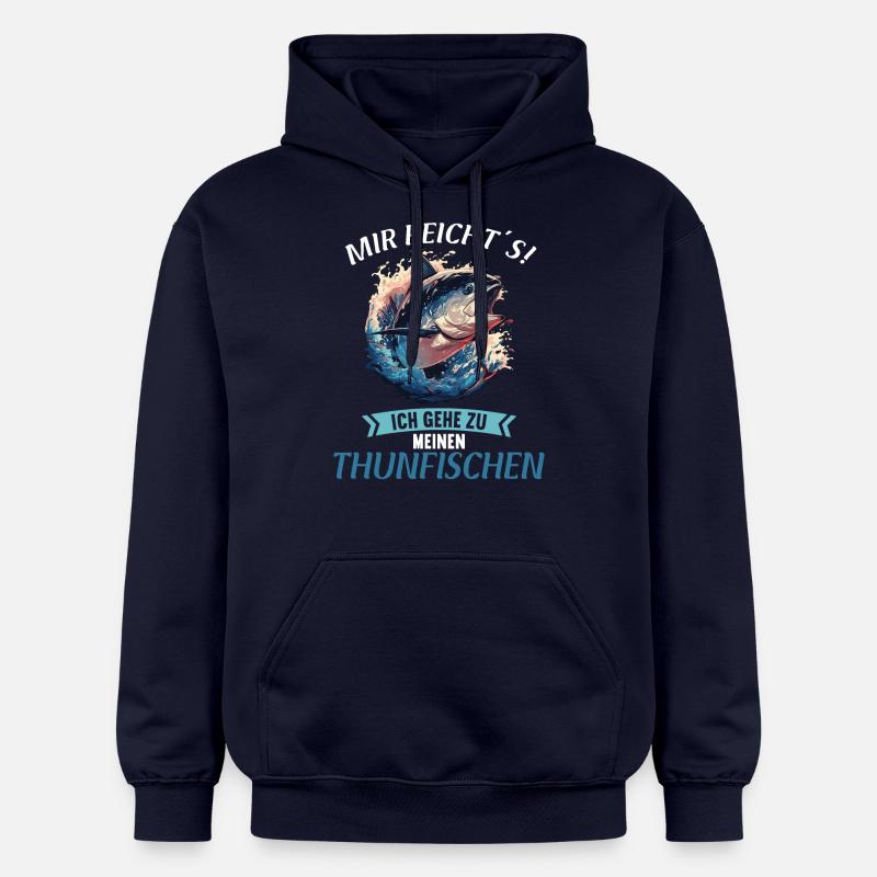 Thon Thunfische Thunfisch - Sweat à capuche Softstyle® Gildan Unisexe - bleu marine