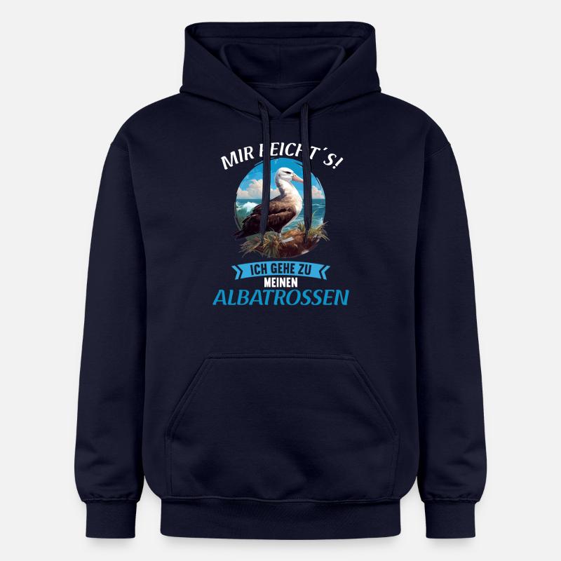 Albatross Albatrosse Albatros - Sweat à capuche Softstyle® Gildan Unisexe - bleu marine