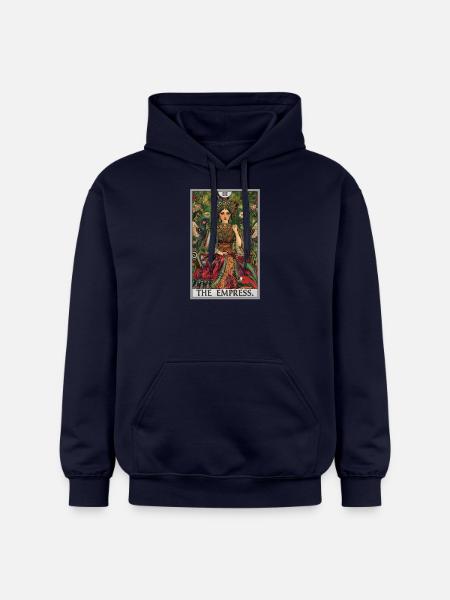Carte de tarot L’impératrice L’impératrice - Sweat à capuche Softstyle® Gildan Unisexe - bleu marine
