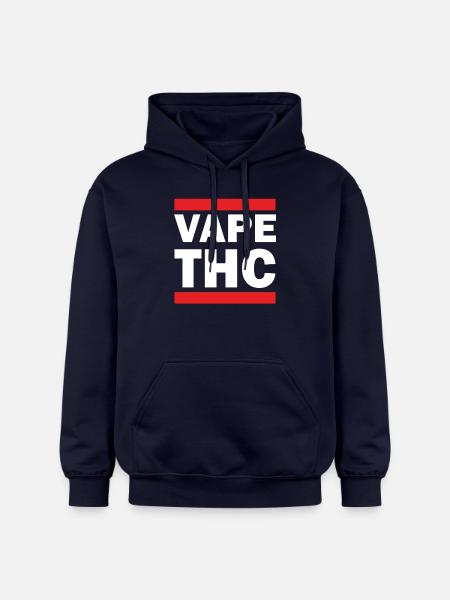 Vape THC White - Gildan Unisex Softstyle® Midweight Hoodie - navy