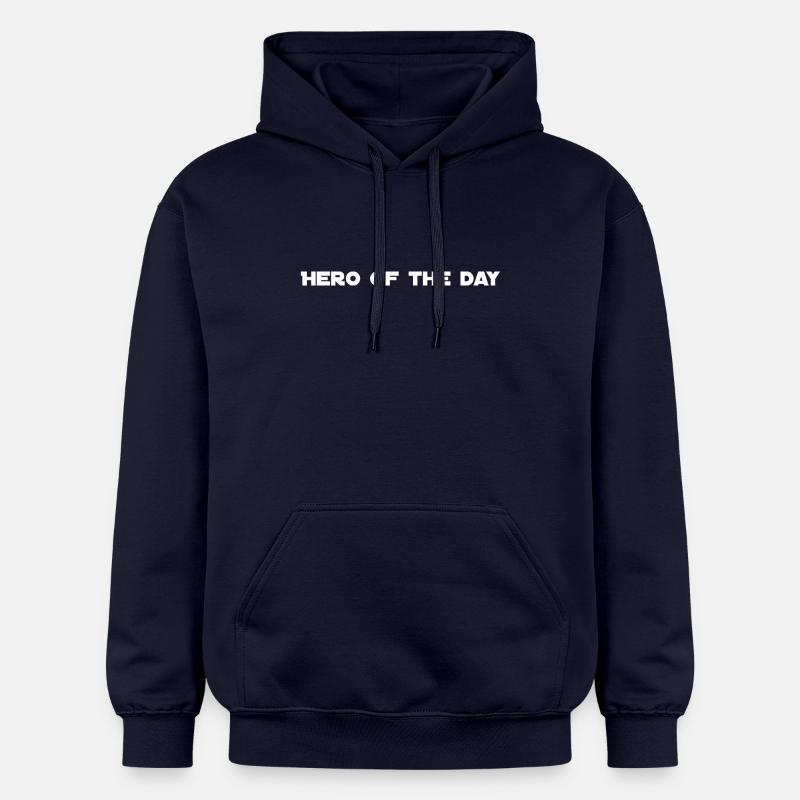 Héros du jour - Sweat à capuche Softstyle® Gildan Unisexe - bleu marine