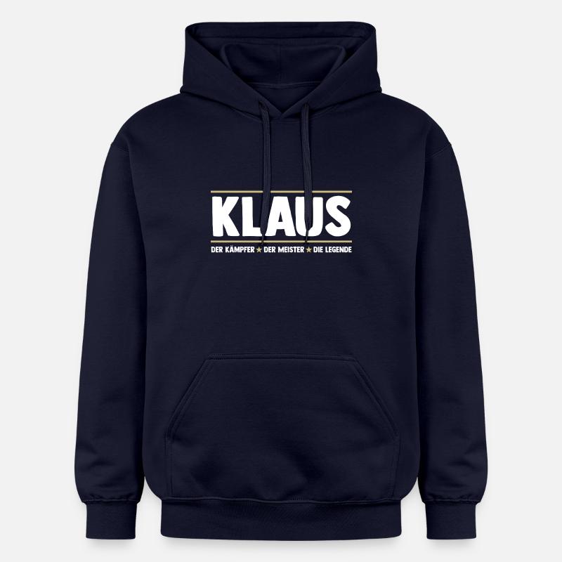 Klaus - Sweat à capuche Softstyle® Gildan Unisexe - bleu marine