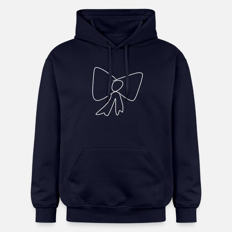 Motif d’icône de boucle - Sweat à capuche Softstyle® Gildan Unisexe - bleu marine
