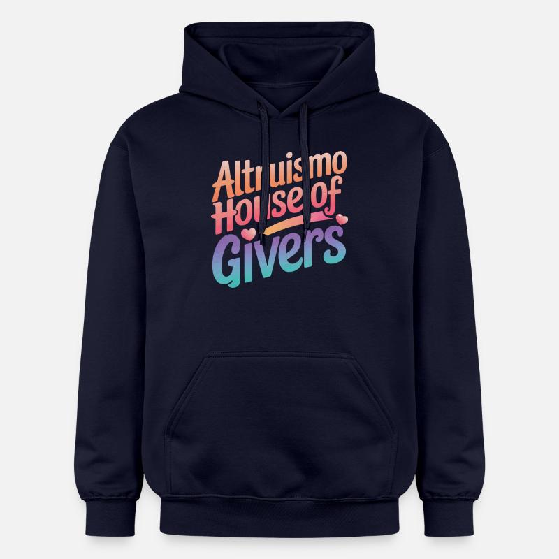 Altruisme Don désintéressé Donner d’école - Sweat à capuche Softstyle® Gildan Unisexe - bleu marine