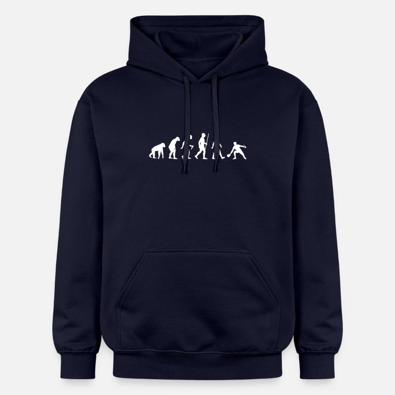 Tischtennis - Evolution - Entwicklung - Geschenk - Gildan Unisex Softstyle® Midweight Hoodie - Navy