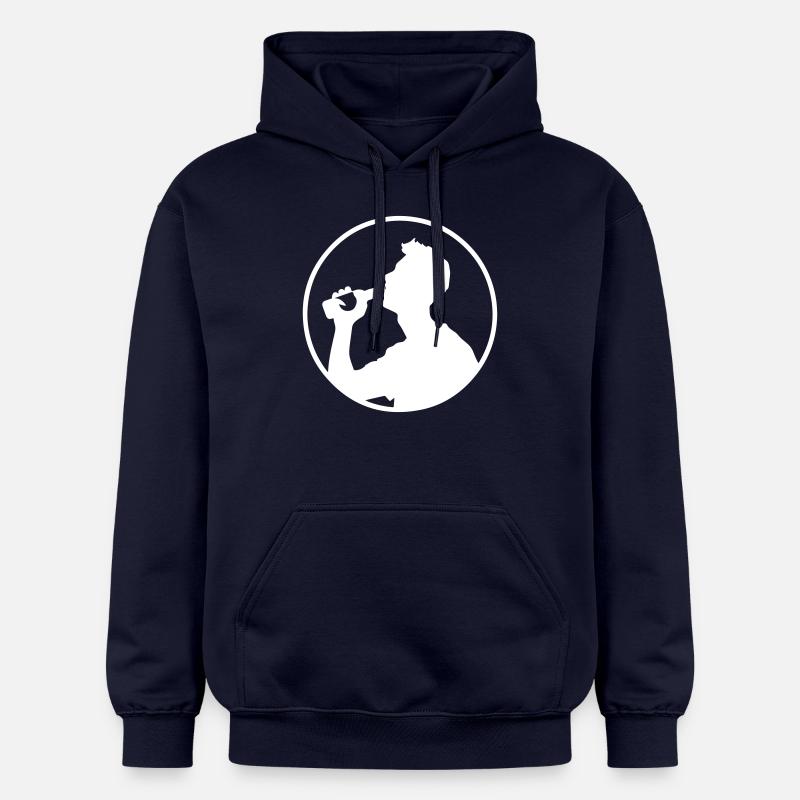 Bouteille de bière Boire - Sweat à capuche Softstyle® Gildan Unisexe - bleu marine
