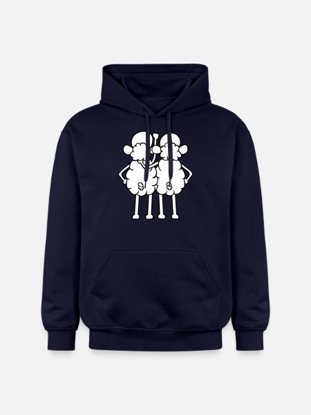 Sheep - Amis - Sweat à capuche Softstyle® Gildan Unisexe - bleu marine