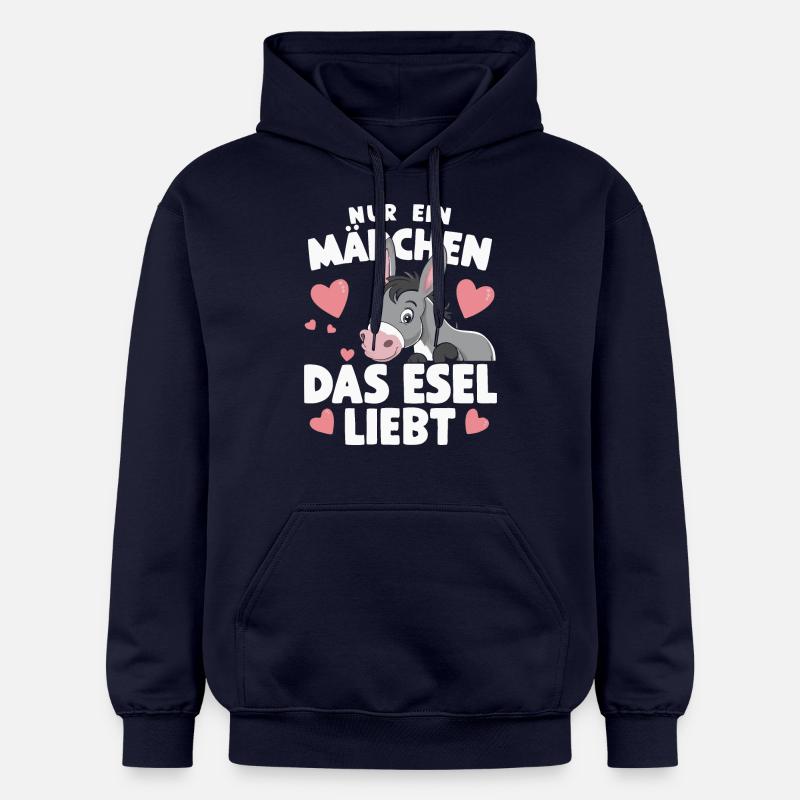 Âne âne mulet Muli - Sweat à capuche Softstyle® Gildan Unisexe - bleu marine