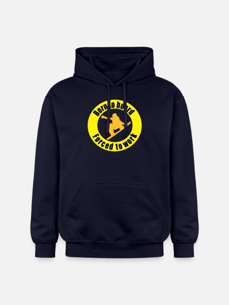 snowboard - Sweat à capuche Softstyle® Gildan Unisexe - bleu marine