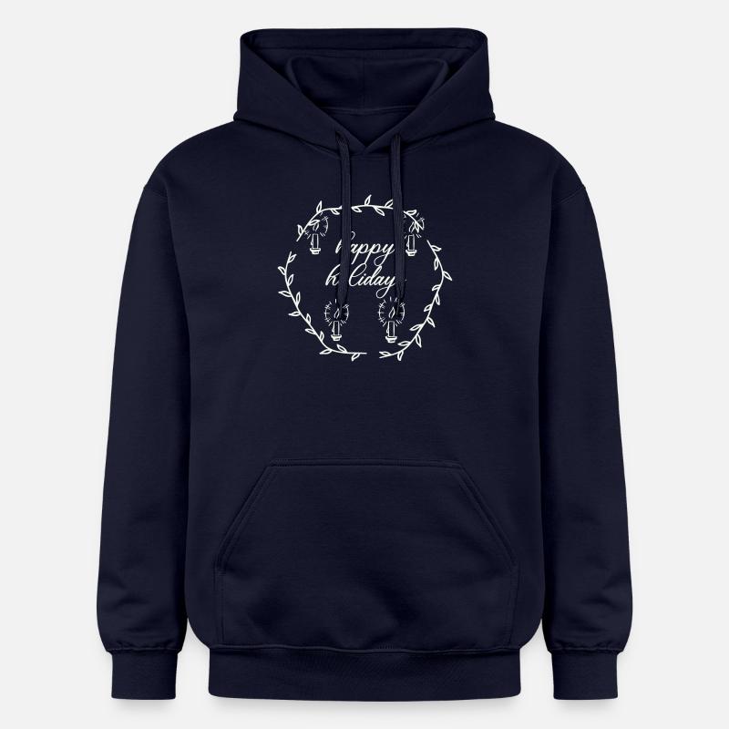 Avent Advetskranz Joyeuses Fêtes - Sweat à capuche Softstyle® Gildan Unisexe - bleu marine