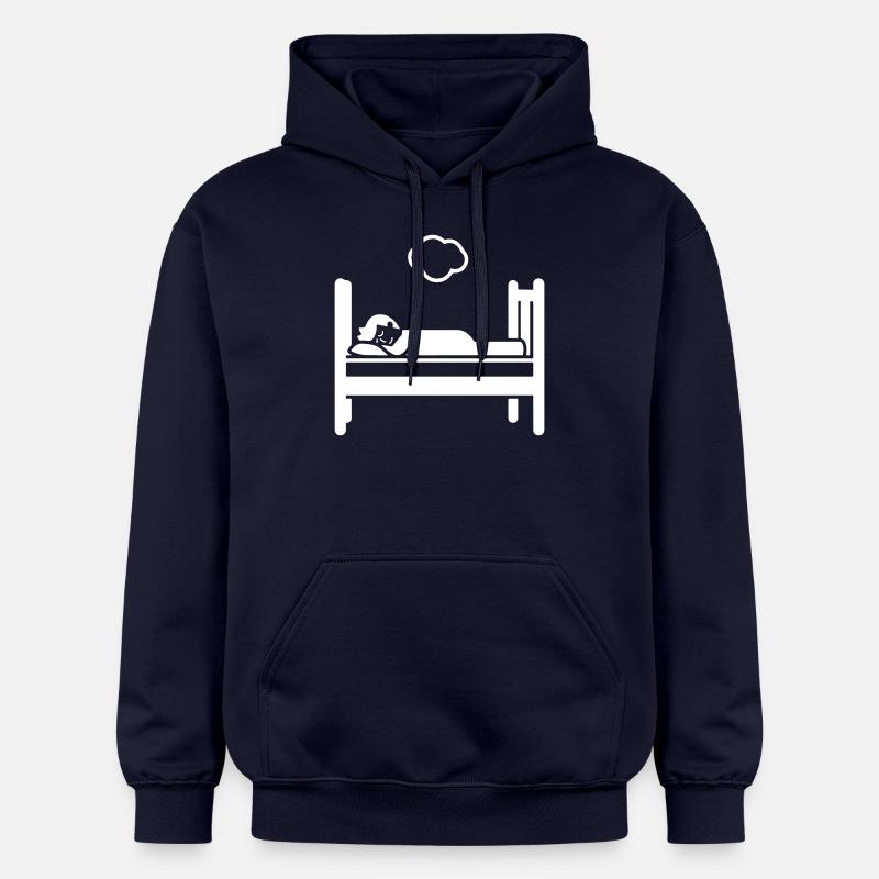 Lit de couchage - Sweat à capuche Softstyle® Gildan Unisexe - bleu marine