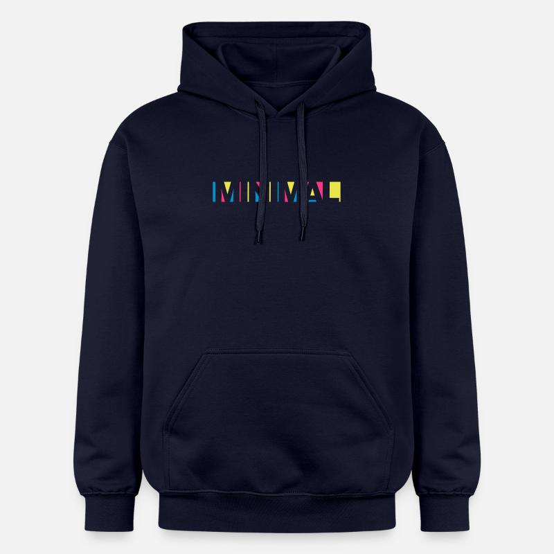 minimale inverti 3c - Sweat à capuche Softstyle® Gildan Unisexe - bleu marine