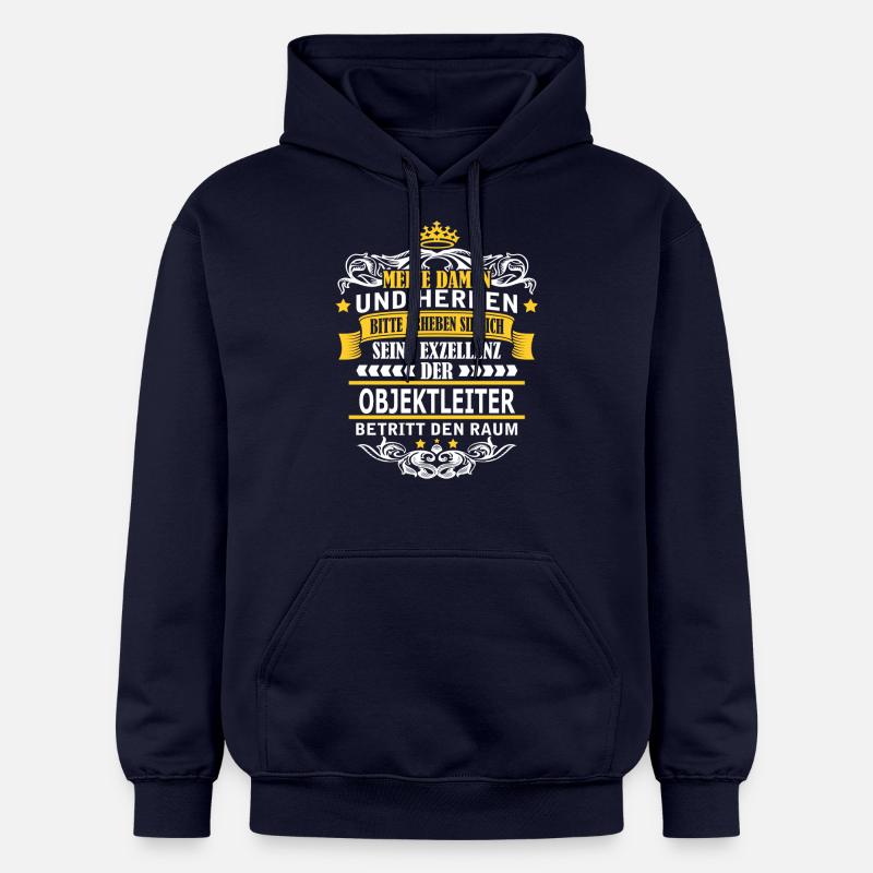 OBJEKTLEITER - Gildan Unisex Softstyle® Midweight Hoodie - Navy