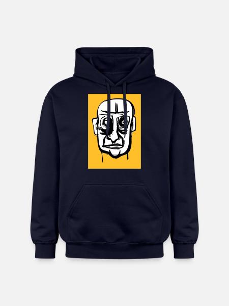 Kaput face - Gildan Unisex Softstyle® Midweight Hoodie - navy