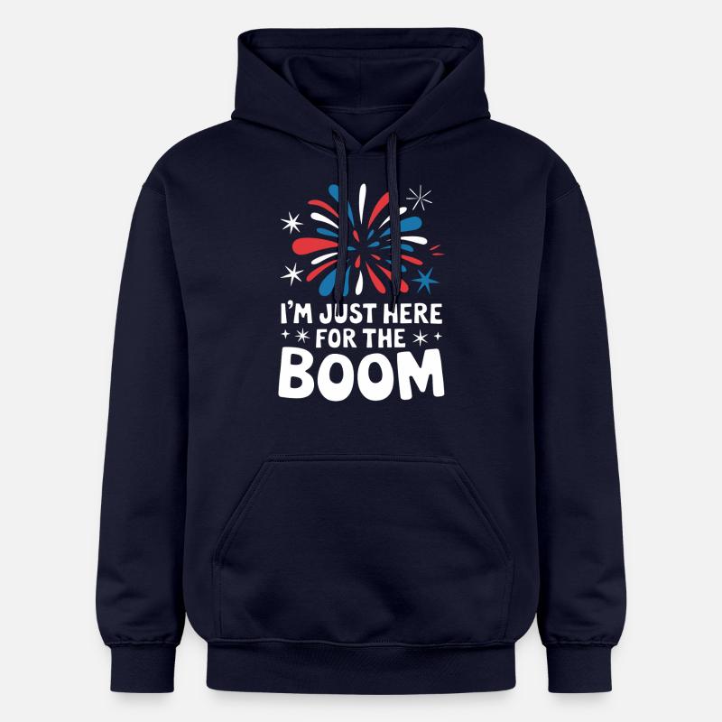 Pyrotechnie Feux d’artifice Pyrotechnie - Sweat à capuche Softstyle® Gildan Unisexe - bleu marine