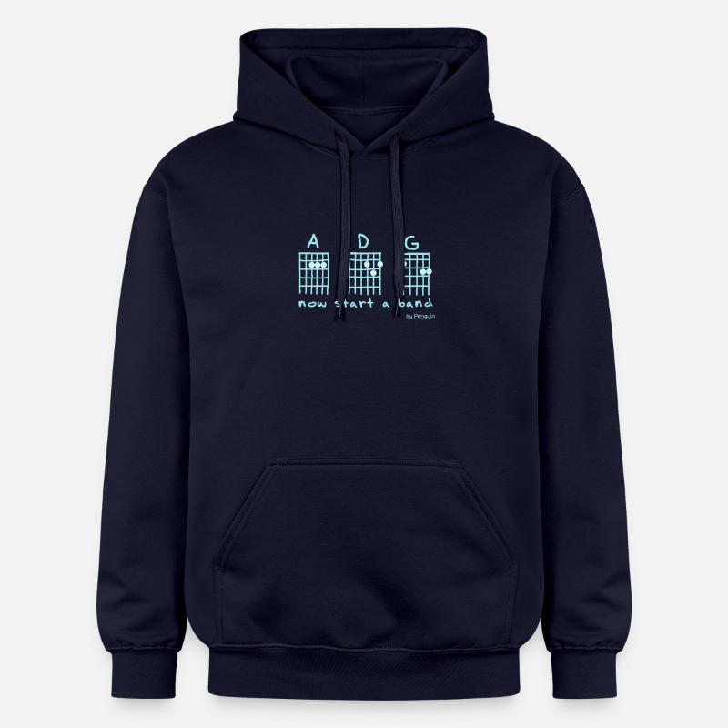 Maintenant monter un groupe - Sweat à capuche Softstyle® Gildan Unisexe - bleu marine