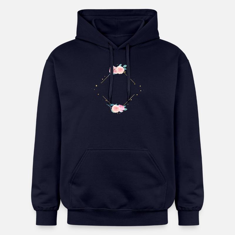 cst_moi_de_la_marie_border - Sweat à capuche Softstyle® Gildan Unisexe - bleu marine
