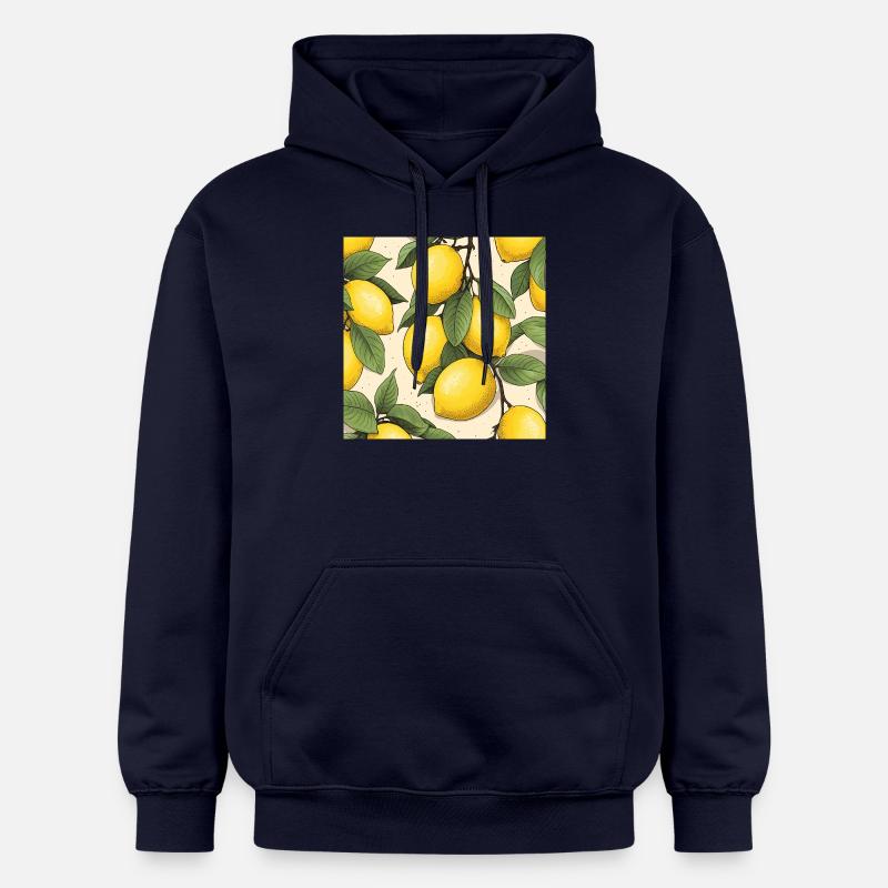 Fruit citronné - Sweat à capuche Softstyle® Gildan Unisexe - bleu marine
