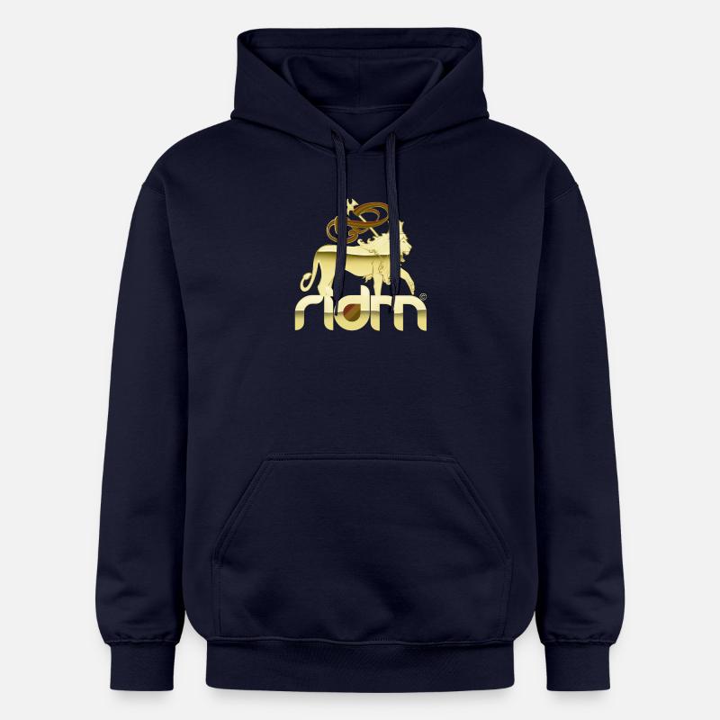 RIDM Majesté dorée - Sweat à capuche Softstyle® Gildan Unisexe - bleu marine