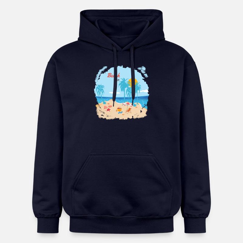 Beach Fun - Gildan Unisex Softstyle® Midweight Hoodie - navy