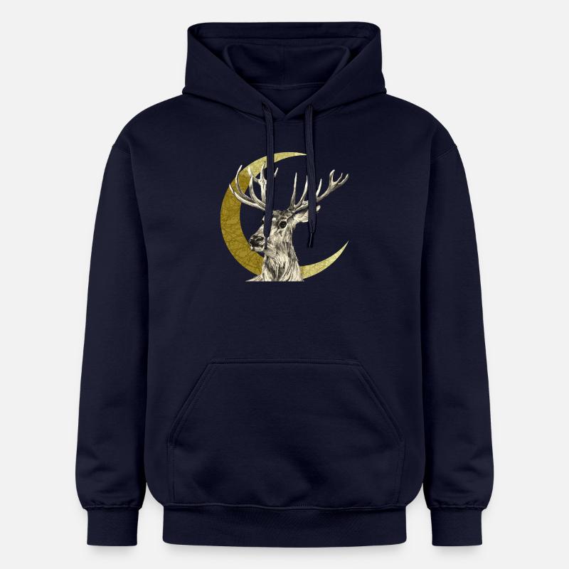 Hirsch - Gildan Unisex Softstyle® Midweight Hoodie - Navy