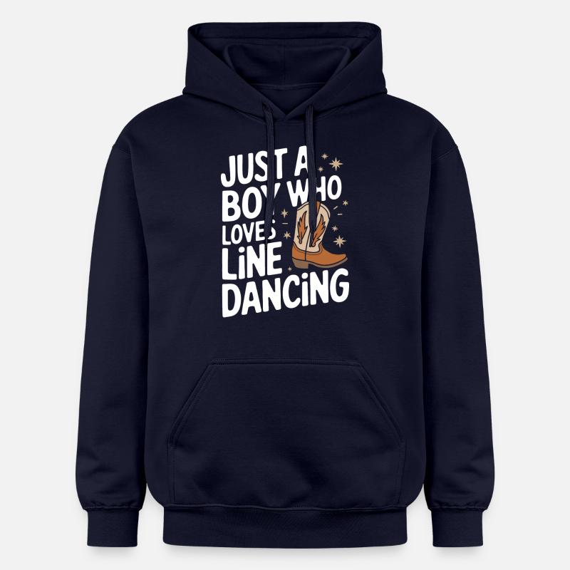Danse en ligne Danseurs - Sweat à capuche Softstyle® Gildan Unisexe - bleu marine