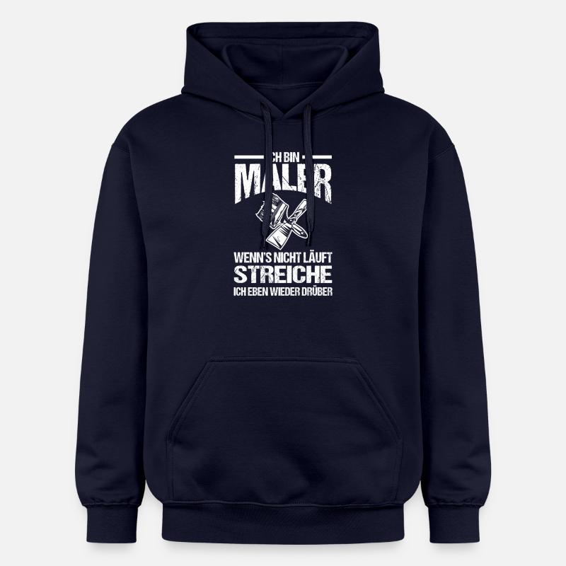 Maître Peintre Compagnon Peintre - Sweat à capuche Softstyle® Gildan Unisexe - bleu marine