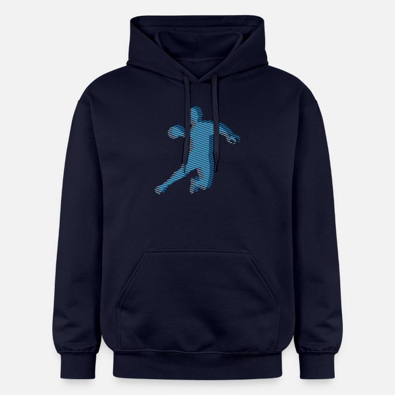 grille de bande HANDBALL - Sweat à capuche Softstyle® Gildan Unisexe - bleu marine