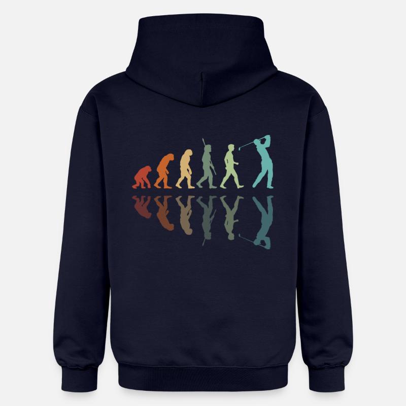 Golf Évolution - Golfer Évolution - Sweat à capuche Softstyle® Gildan Unisexe - bleu marine