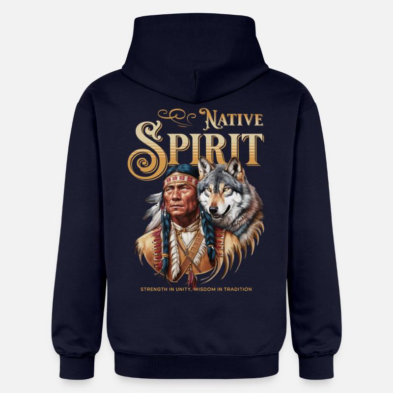 natif - Sweat à capuche Softstyle® Gildan Unisexe - bleu marine
