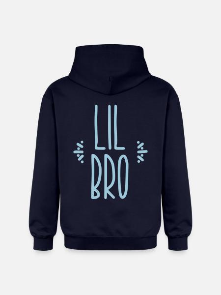 lil bro - Gildan Unisex Softstyle® Midweight Hoodie - navy