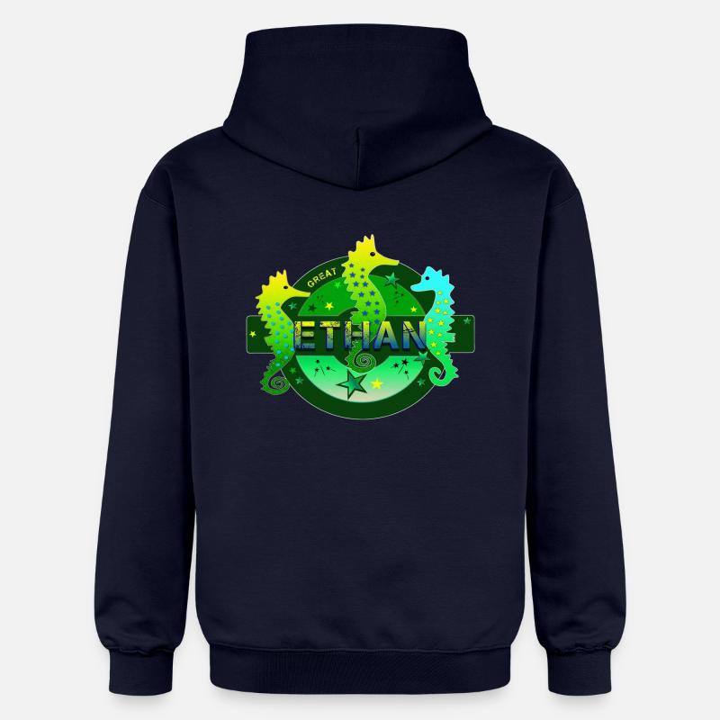 Ethan Anniversaire Ethan - Sweat à capuche Softstyle® Gildan Unisexe - bleu marine