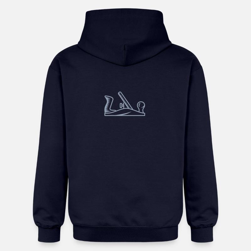 Planer Design Charpentier Charpentier - Sweat à capuche Softstyle® Gildan Unisexe - bleu marine