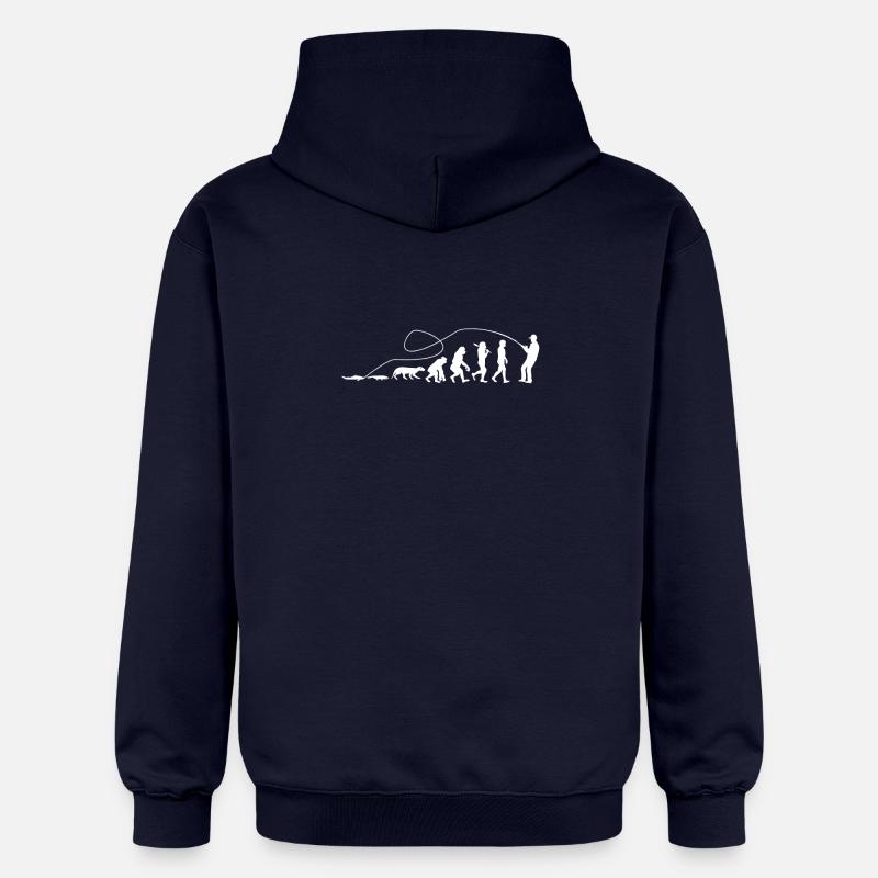 Evolution Angler TShirt - Sweat à capuche Softstyle® Gildan Unisexe - bleu marine