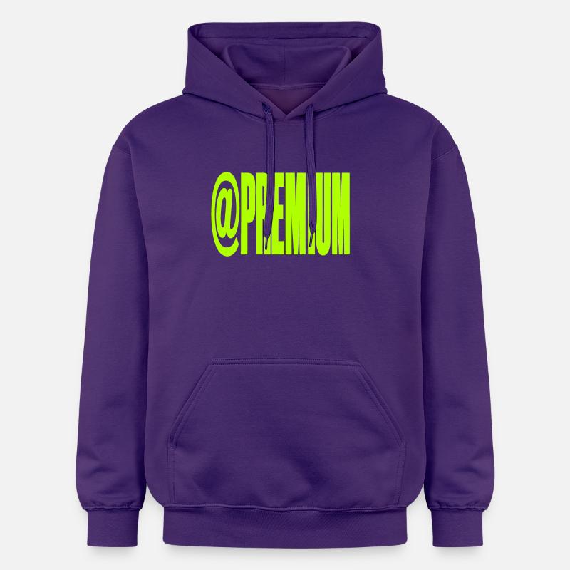 Premium @Symbool Neon Bold - Sweat à capuche Softstyle® Gildan Unisexe - violet